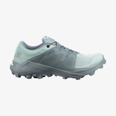 Buty do Biegania Damskie Salomon WILDCROSS GTX Turkusowe - PL 0-HNCK